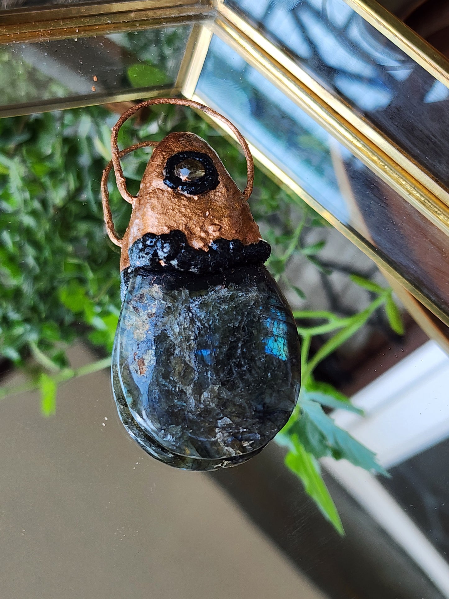 Labradorite Drop Pendant