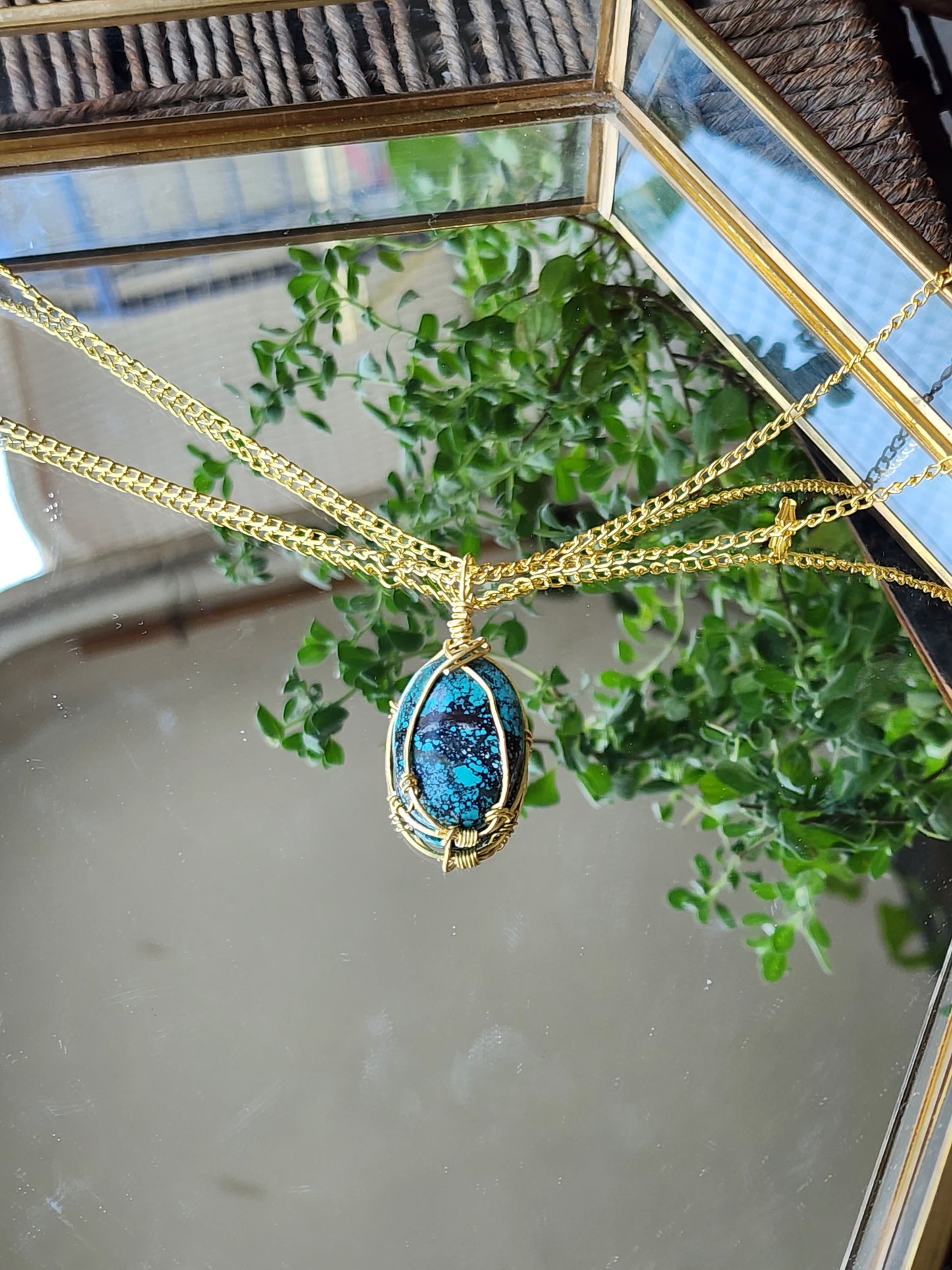 Tibetian Turquoise Pendant