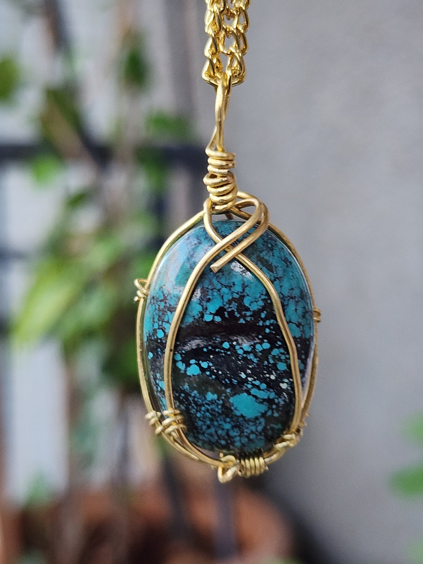 Tibetian Turquoise Pendant