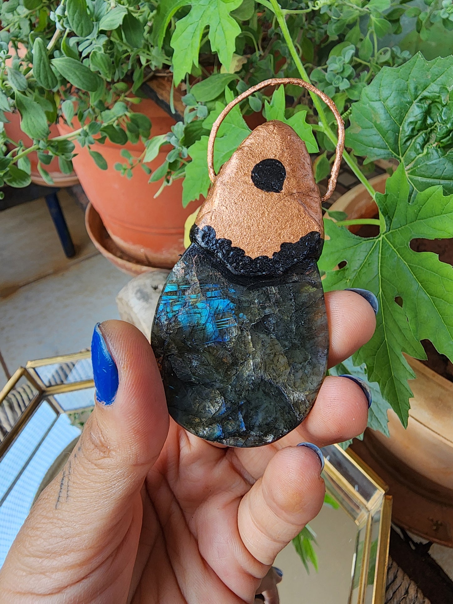 Labradorite Drop Pendant