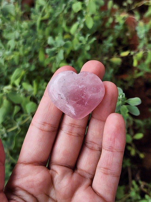 Rose Quartz Heart